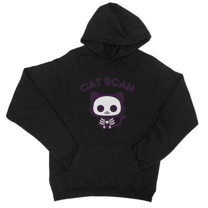 cat scan hoodie black