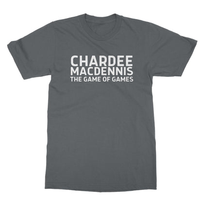 Chardee Macdennis T-Shirt - Charcoal - Funny T-Shirt