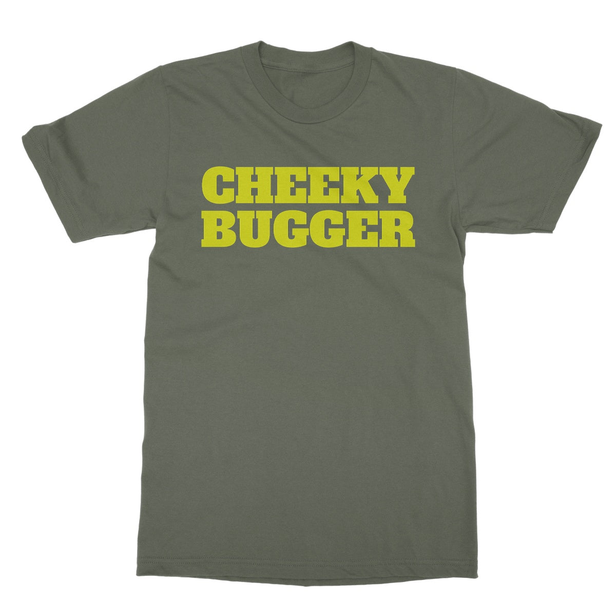 cheeky bugger t shirt green