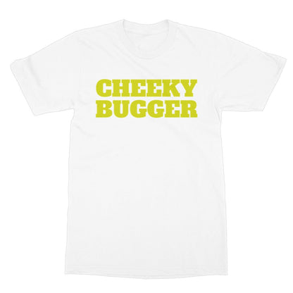 Cheeky Bugger T-Shirt - White - Funny T-Shirt