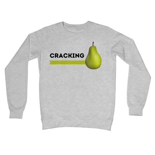 cracking pear jumper grey
