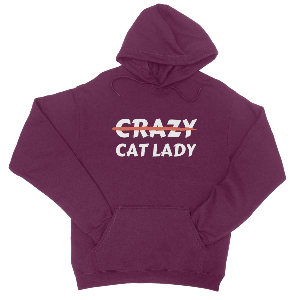 crazy cat lady hoodie purple