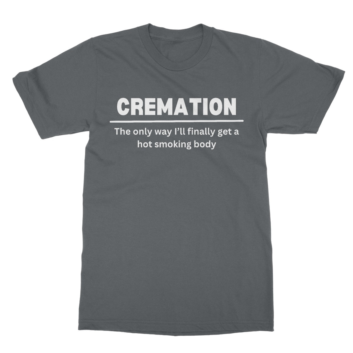 cremation t shirt grey