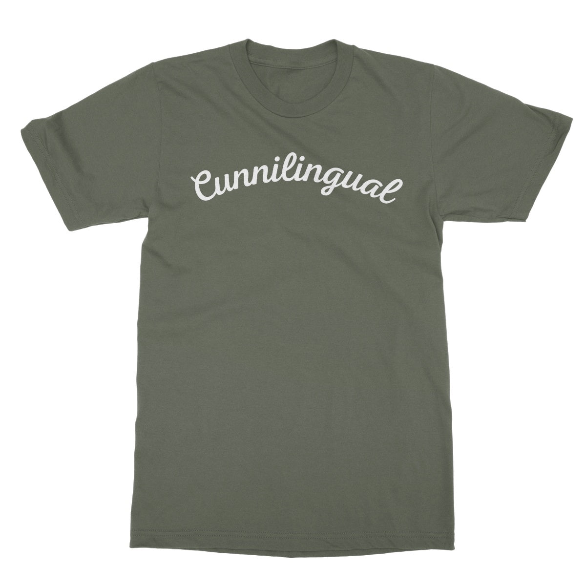 cunnilingual t shirt green