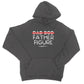 dad bod father figure hoodie grey