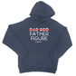 dad bod father figure hoodie navy