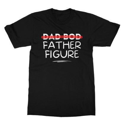 dad bod father figure t shirt black