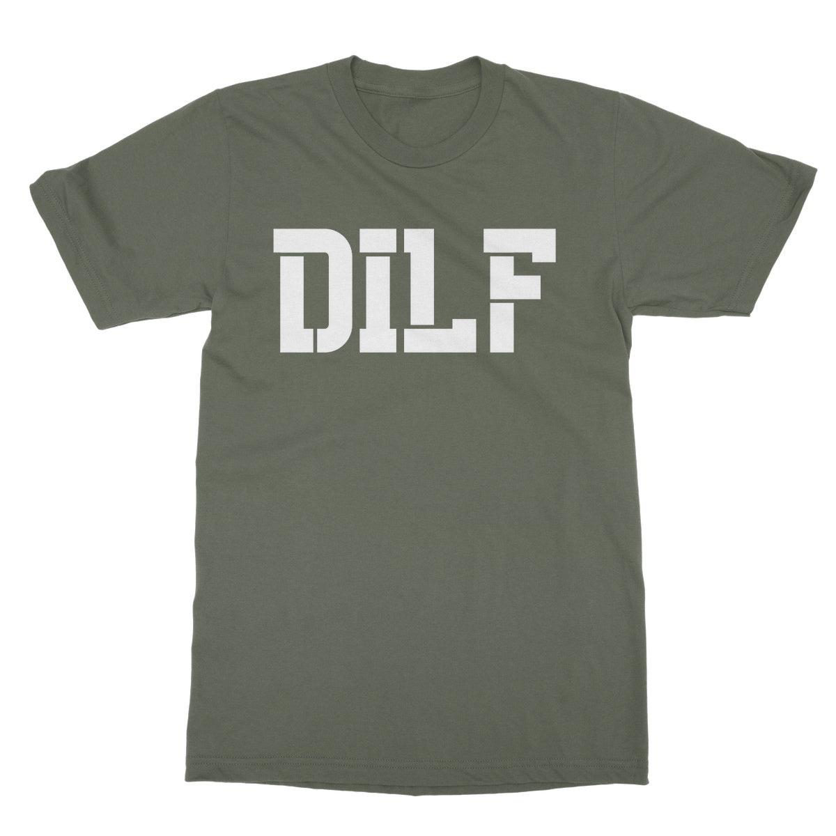 dilf t shirt green