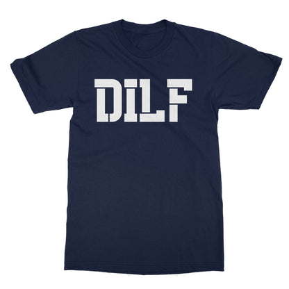 Dilf T-Shirt - Navy - Funny T-Shirt