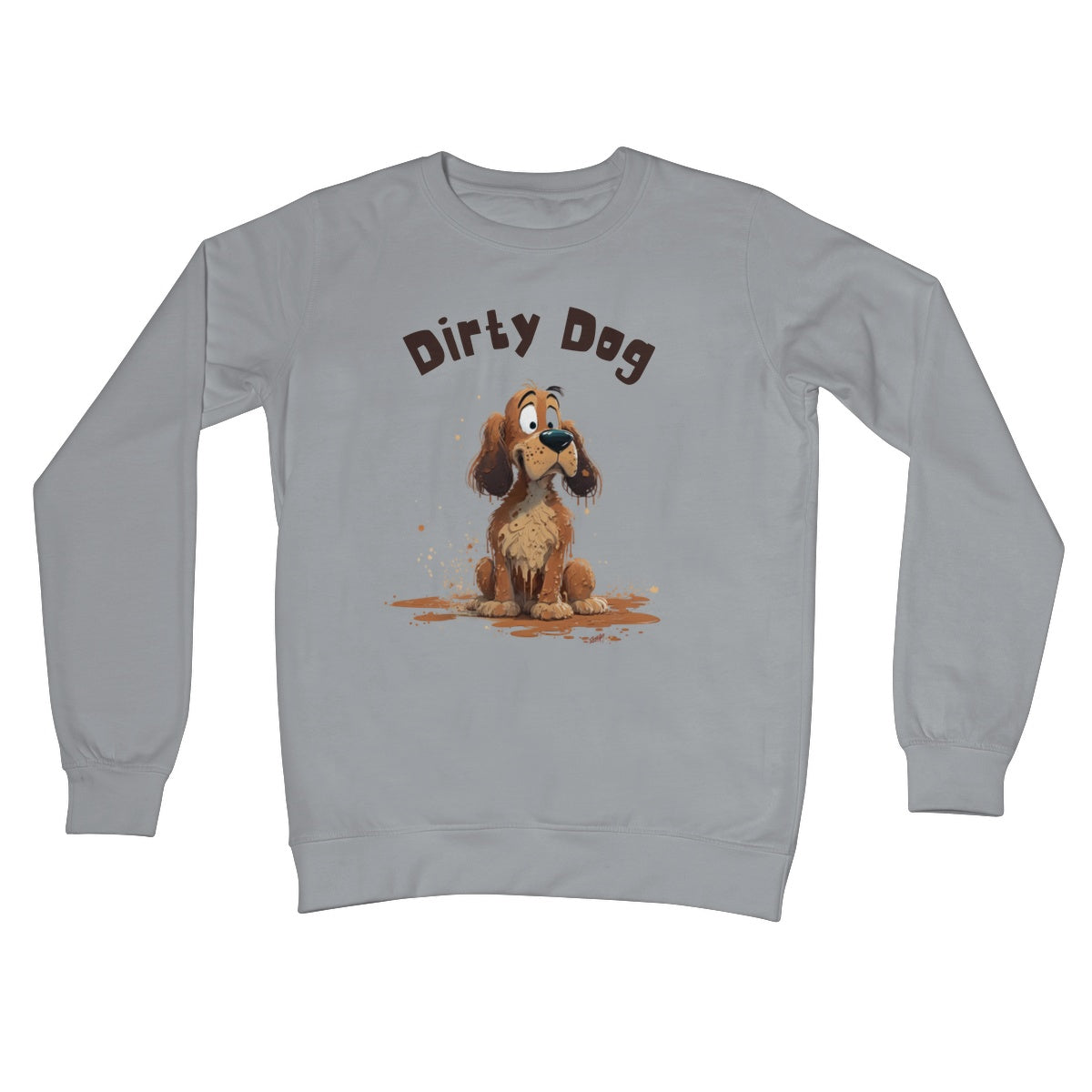 dirty dog jumper grey