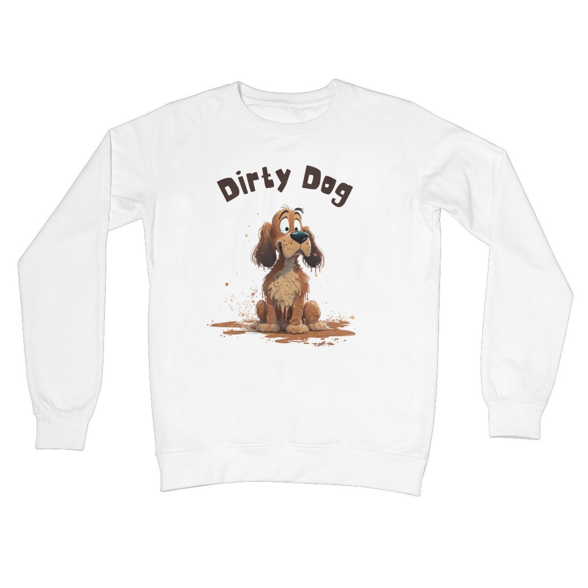 dirty dog jumper white