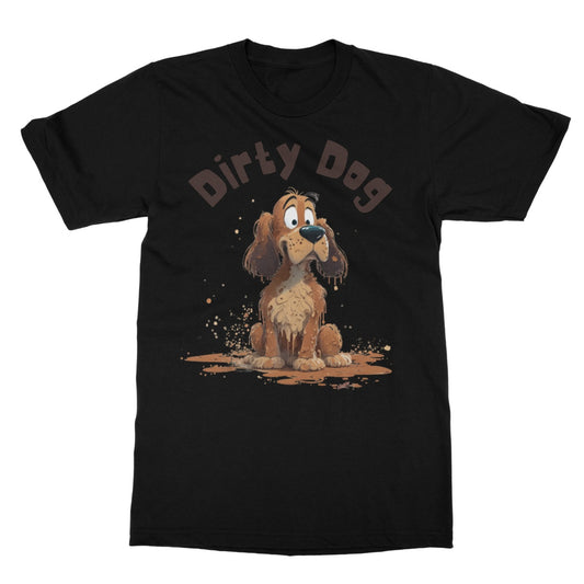 dirty dog t shirt black