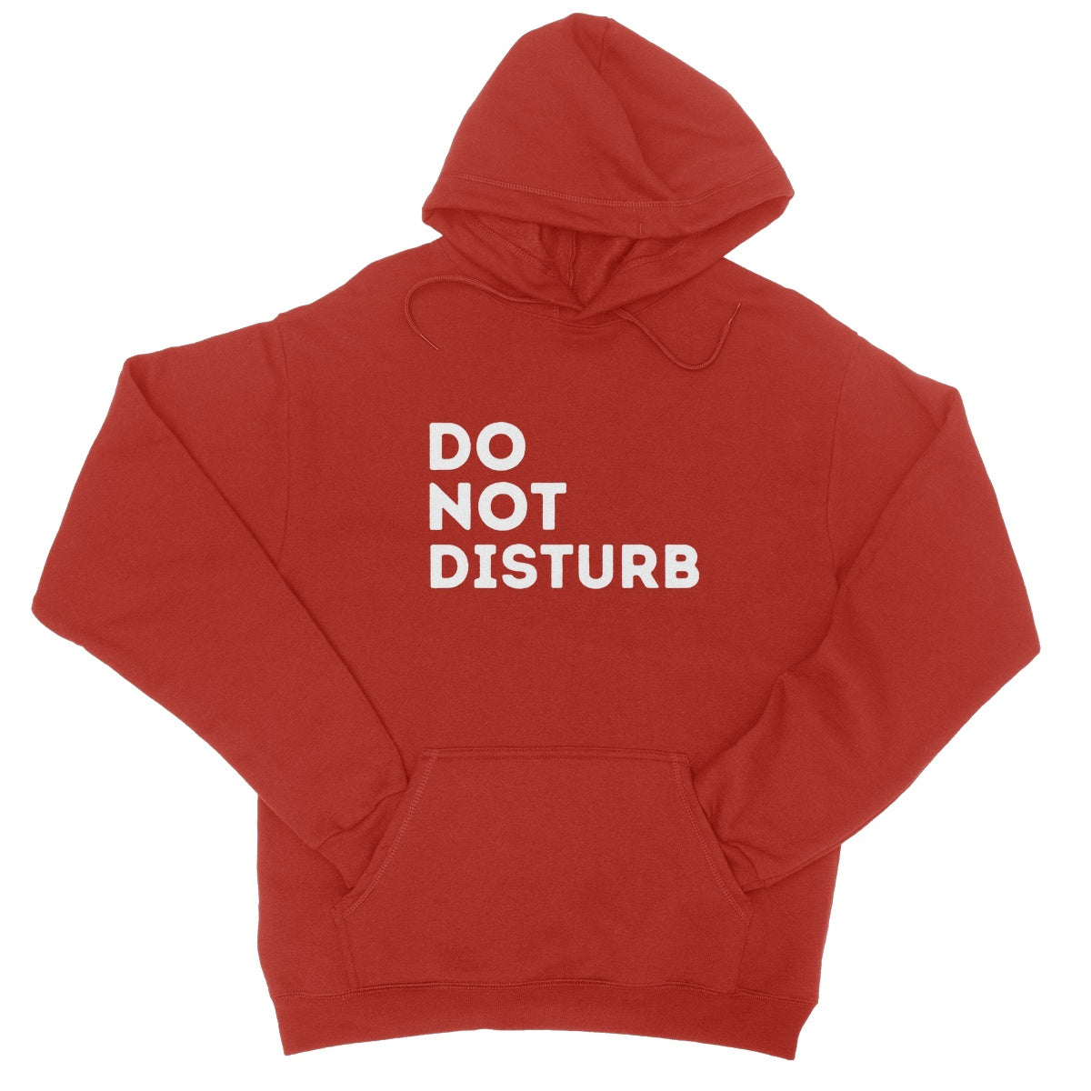 do not disturb hoodie red
