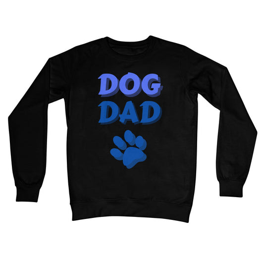 dog dad jumper black