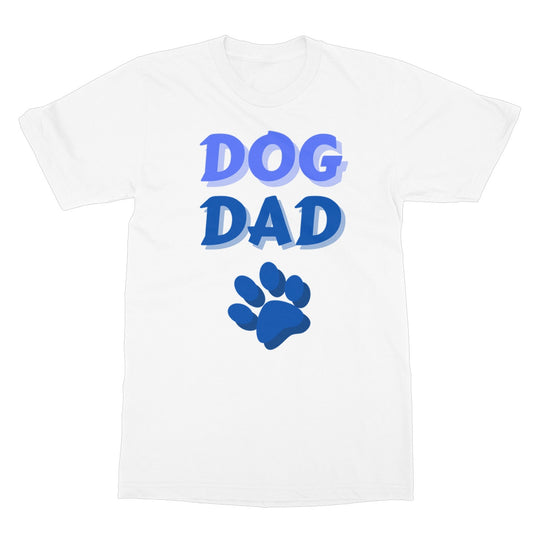 dog dad t shirt white