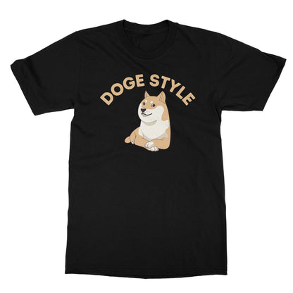 Doge Style T-Shirt - Black - Funny T-Shirt
