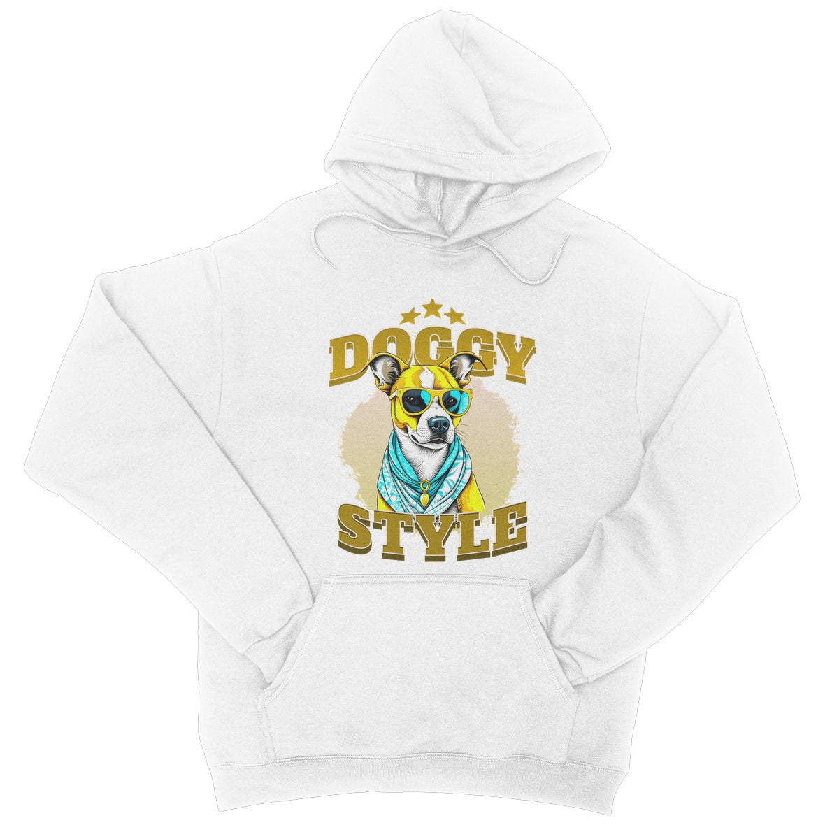 doggy style hoodie white