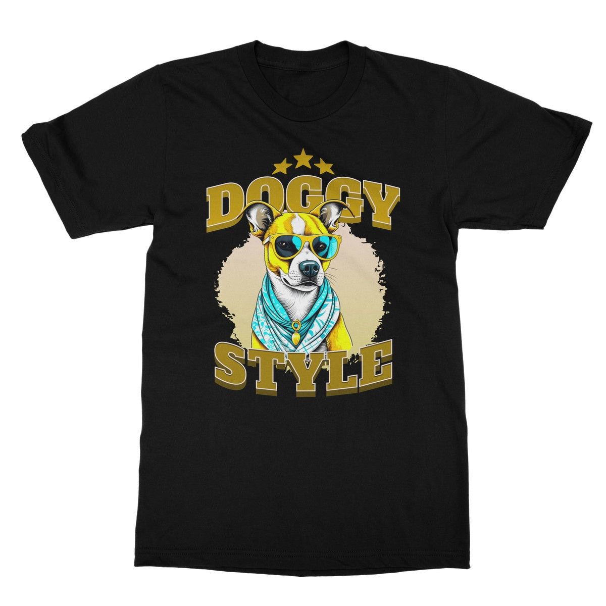 doggy style t shirt black
