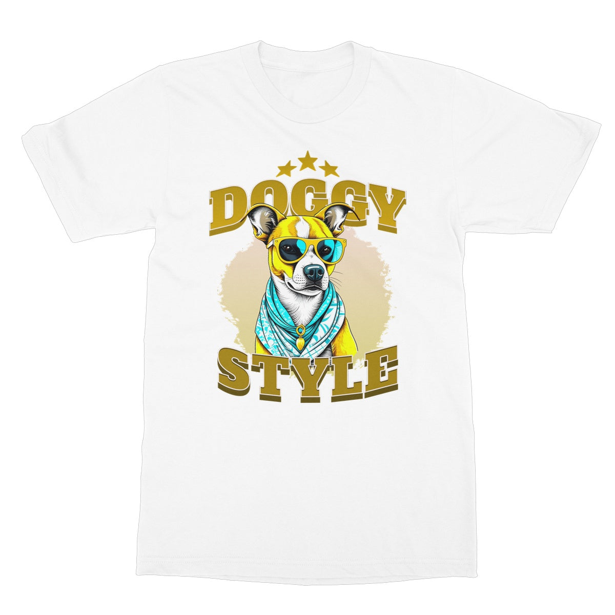 doggy style t shirt white