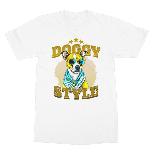 doggy style t shirt white