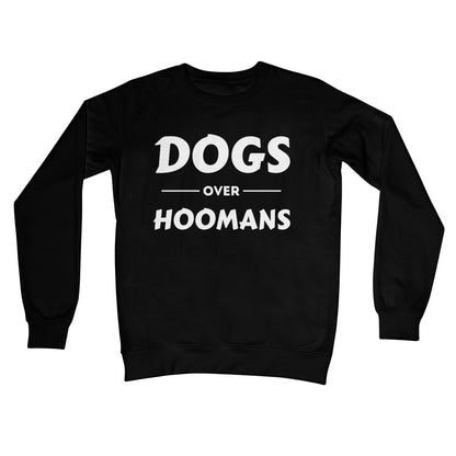 dogs over hoomans jumper black