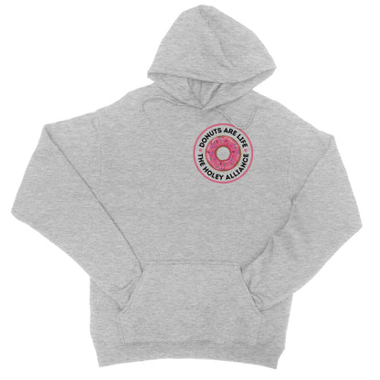 donuts are life hoodie grey