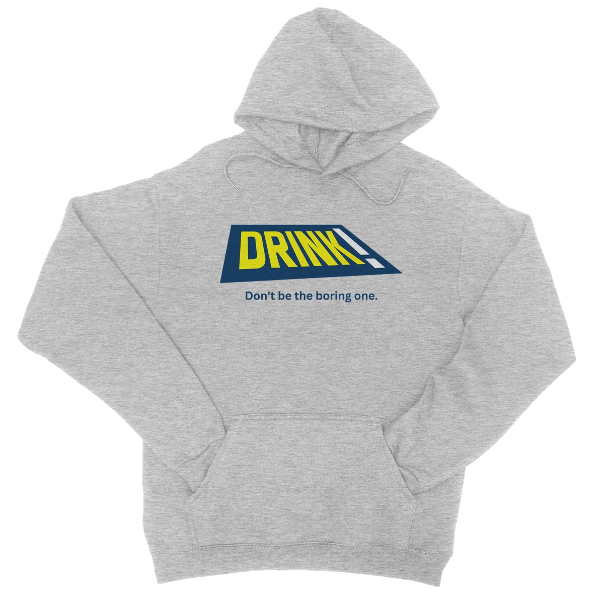 drink hoodie grey