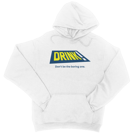 drink hoodie white