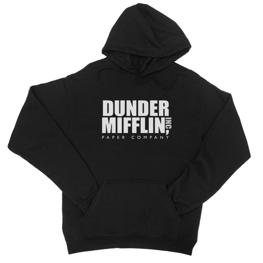 dunder mifflin hoodie black