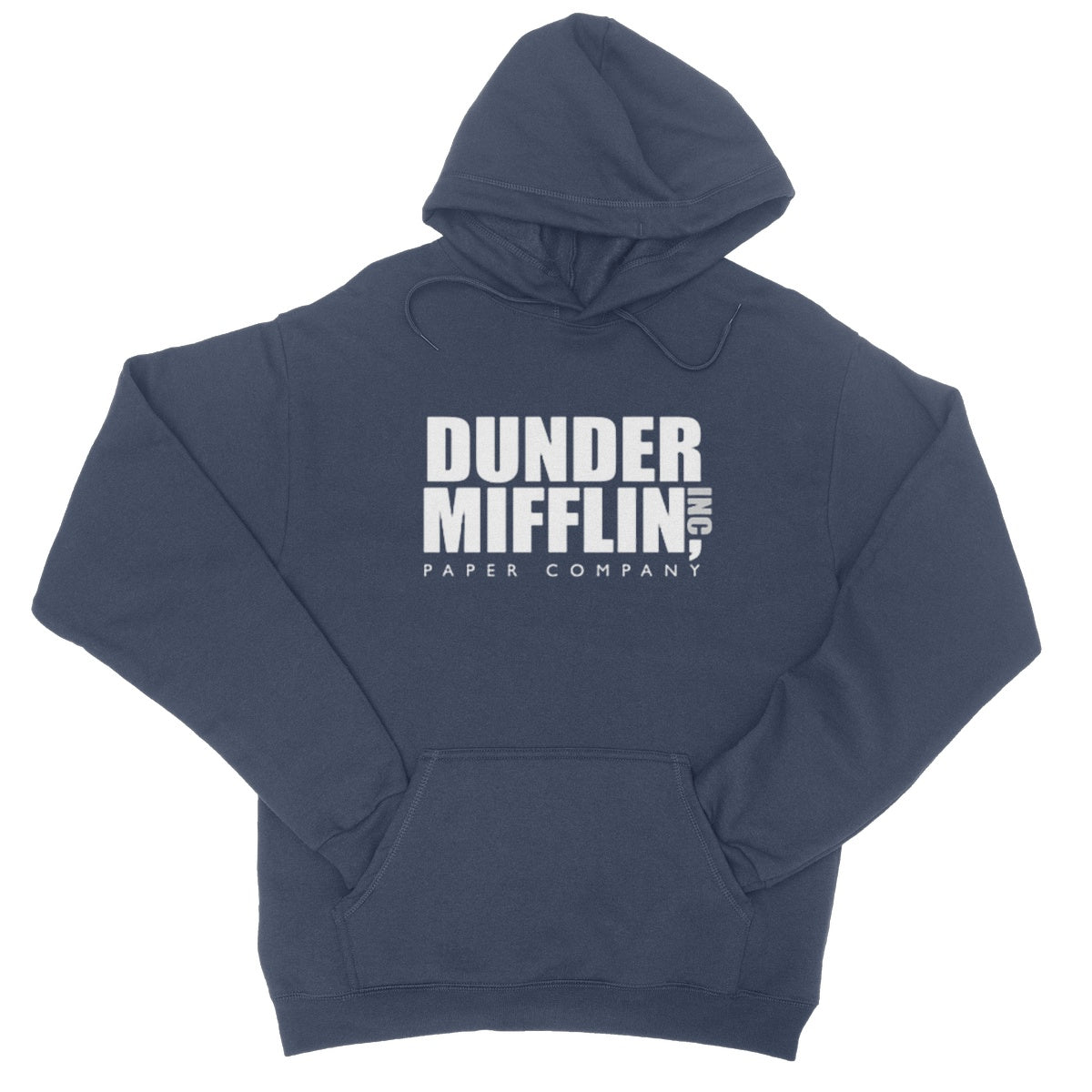 dunder mifflin hoodie navy