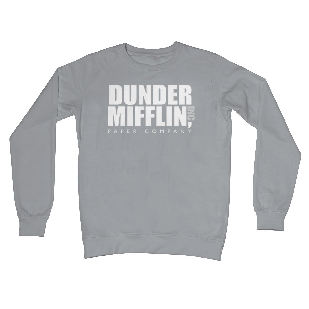 dunder mifflin jumper grey