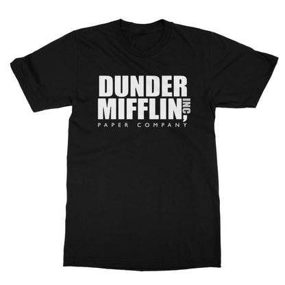 dunder mifflin t shirt black