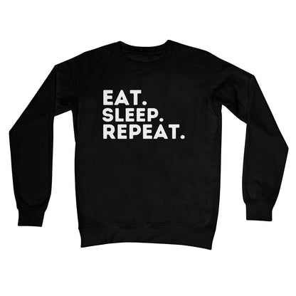 eat sleep repeat jumper black