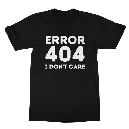 error 404 t shirt black