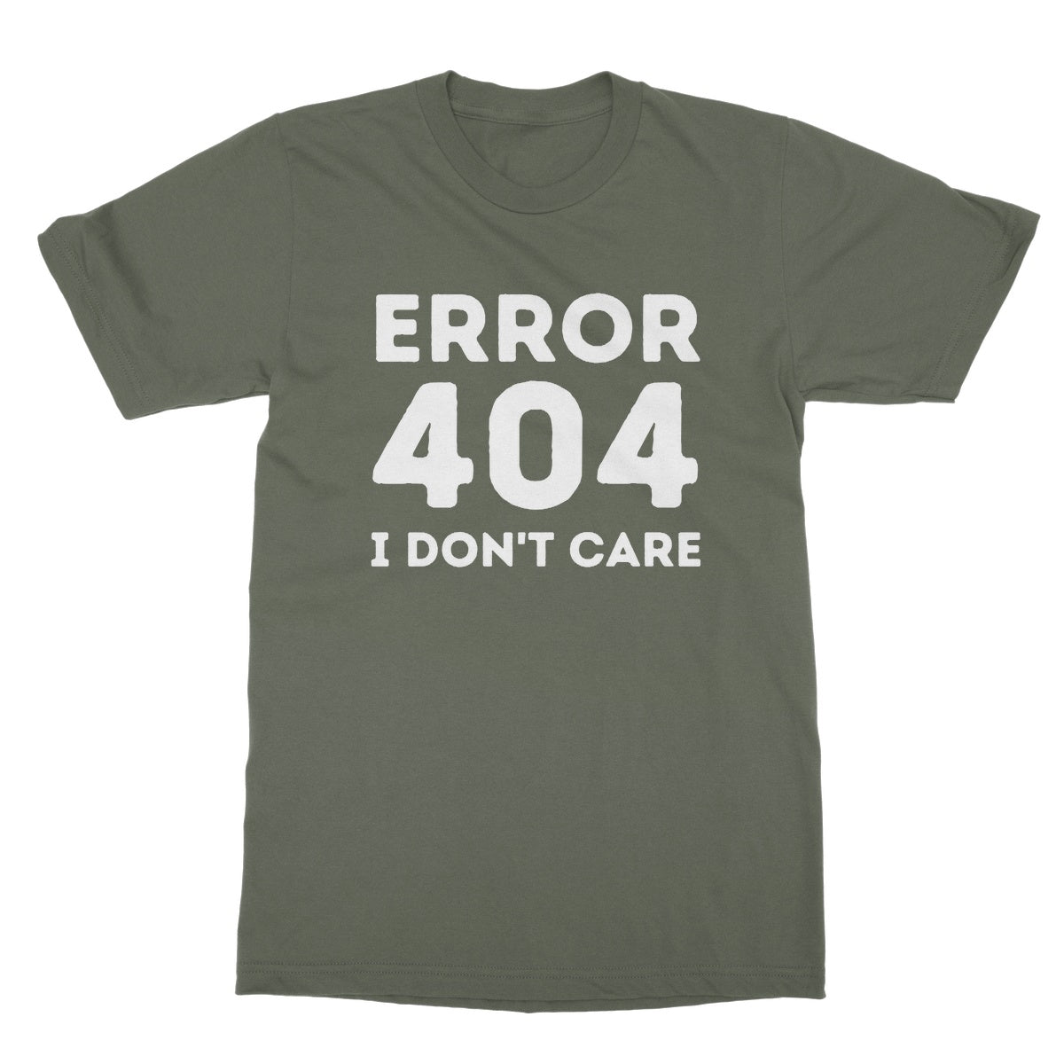error 404 t shirt green