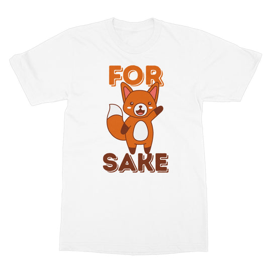 for fox sake t shirt white