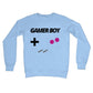 gamer boy jumper blue