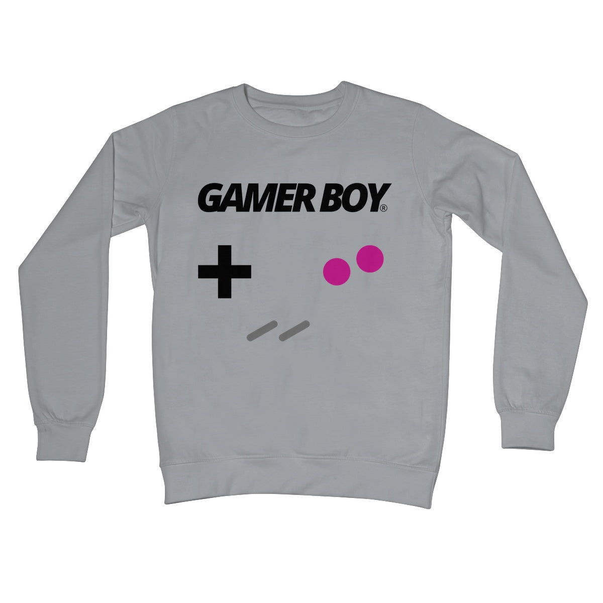 gamer boy jumper grey