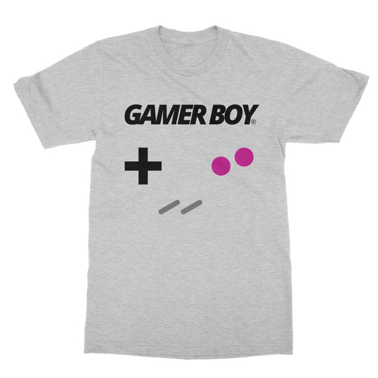 gamerboy t shirt grey