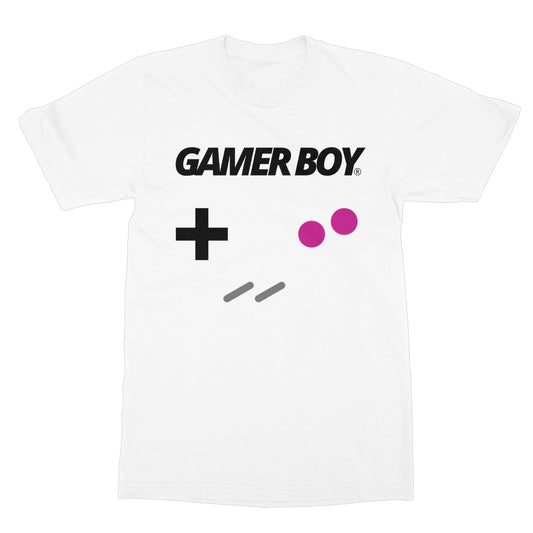 gamerboy t shirt white