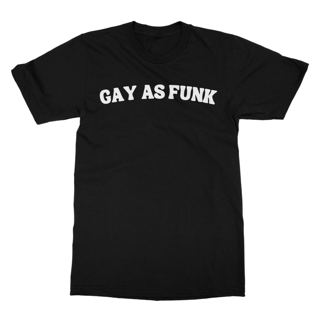 gay as funk t shirt black