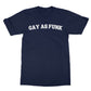 gay as funk t shirt navy