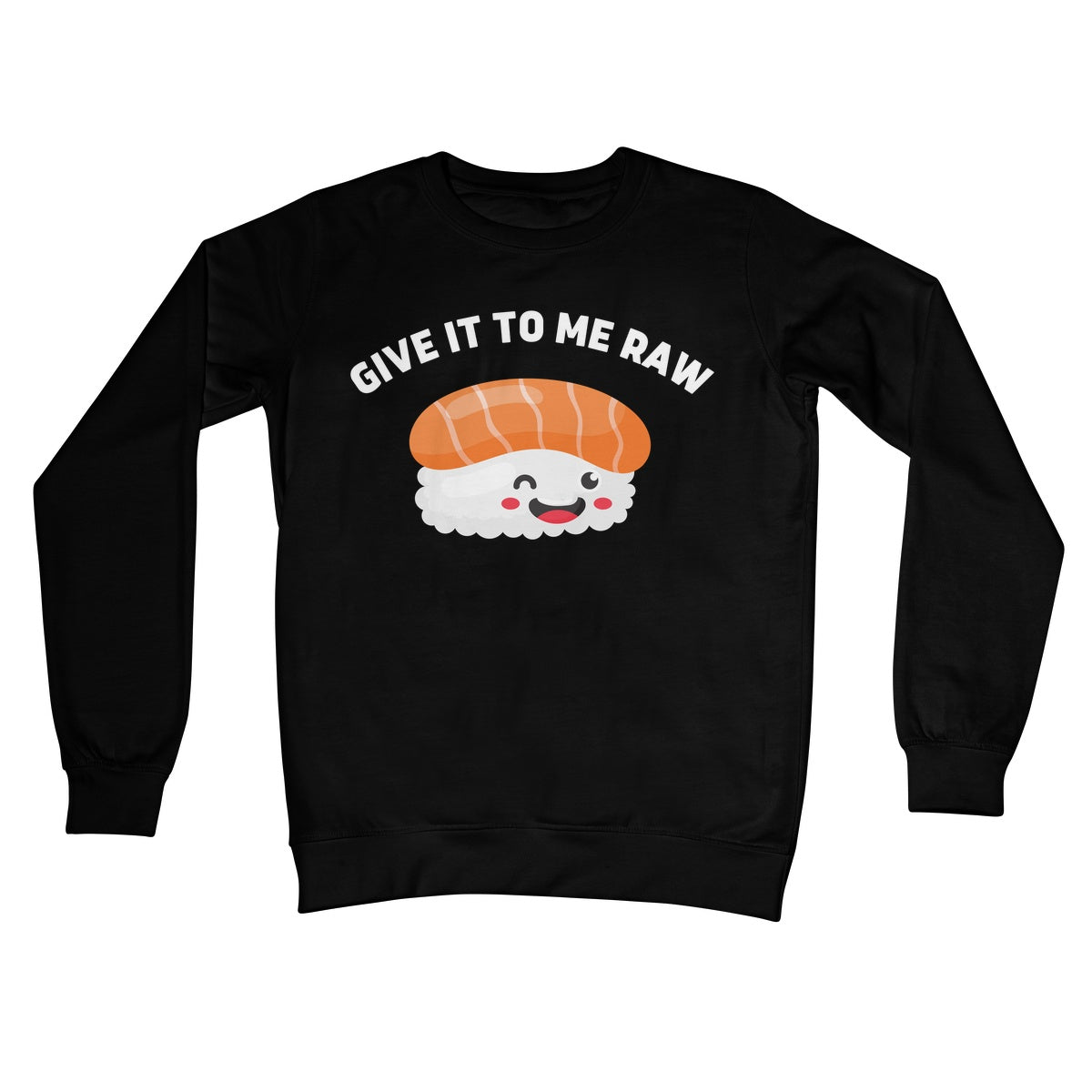 give it to me raw jumper black