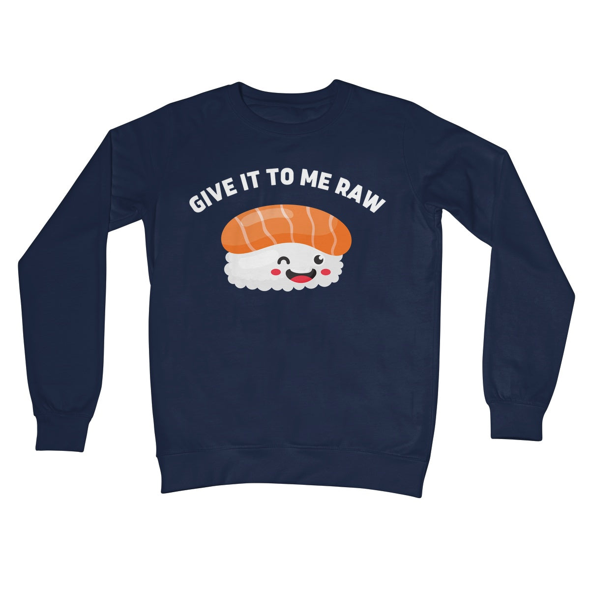give it to me raw jumper navy