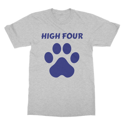 High Four T-Shirt - Sport Grey - Funny T-Shirt