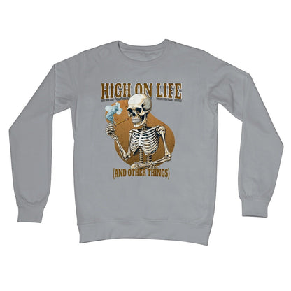 high on life jumper steel grey