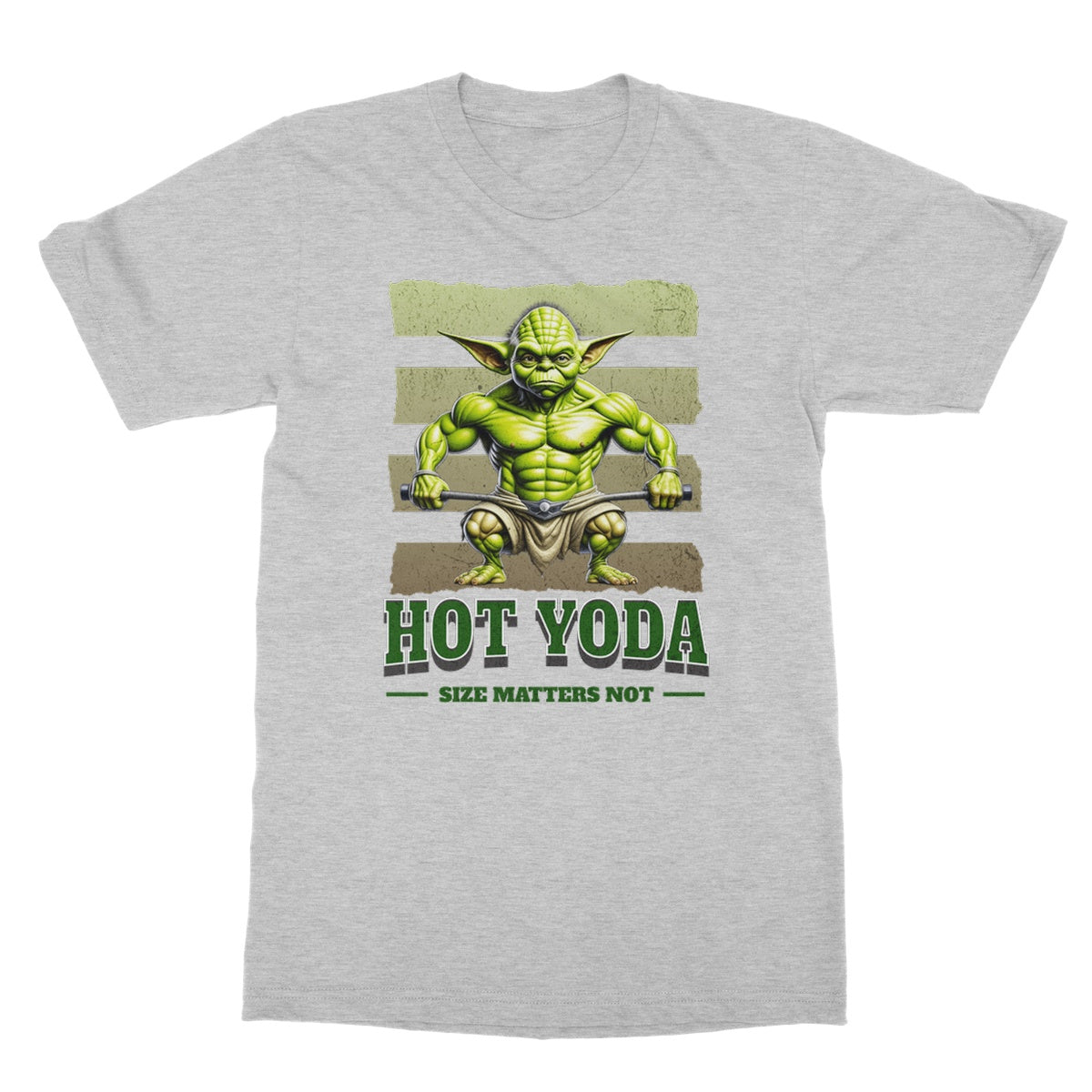 hot yoda t shirt sports grey