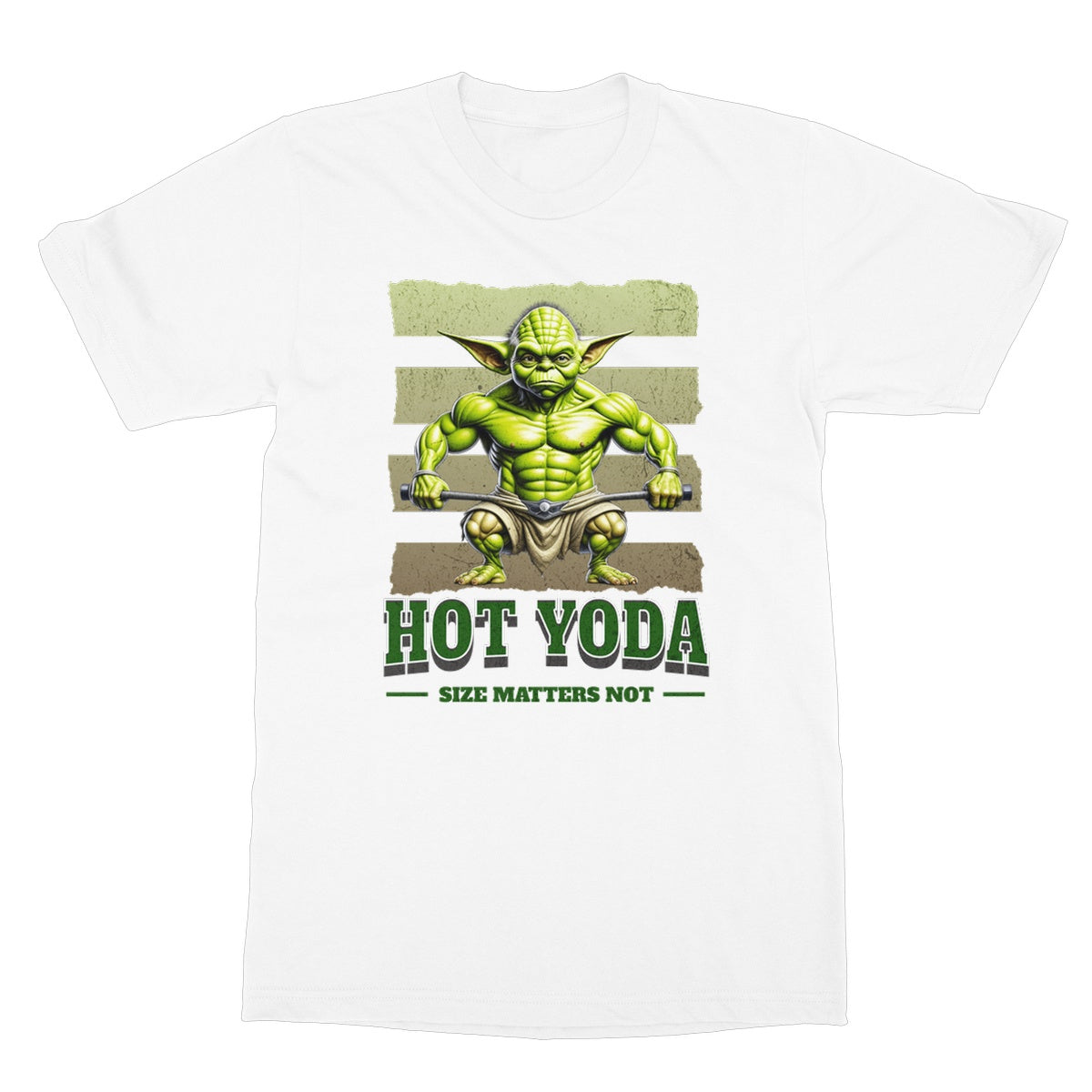 hot yoda t shirt white