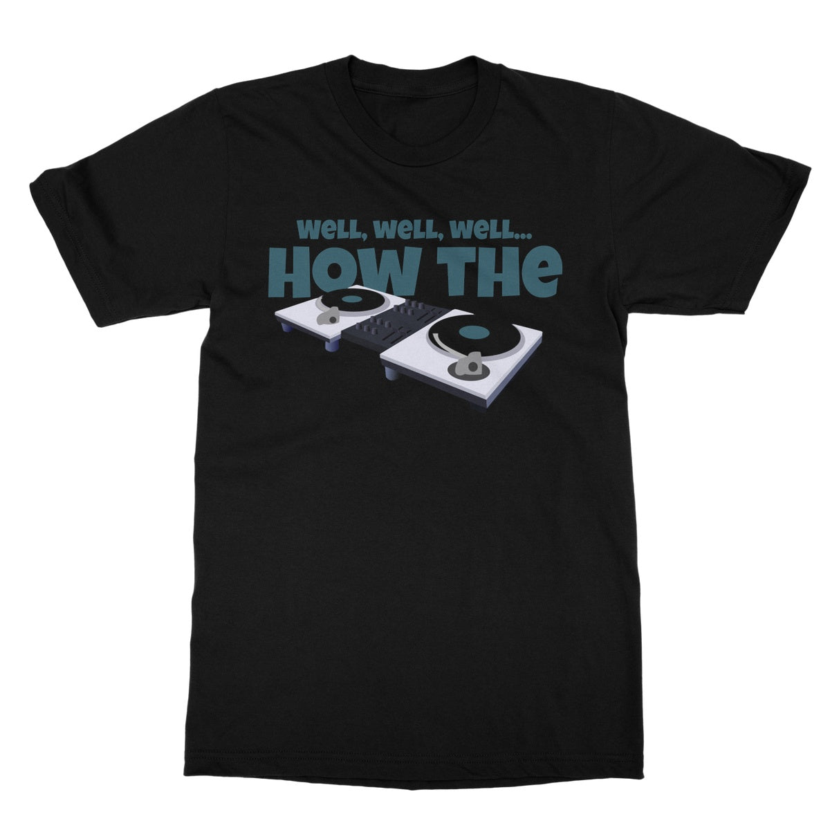 how the turntables t shirt black
