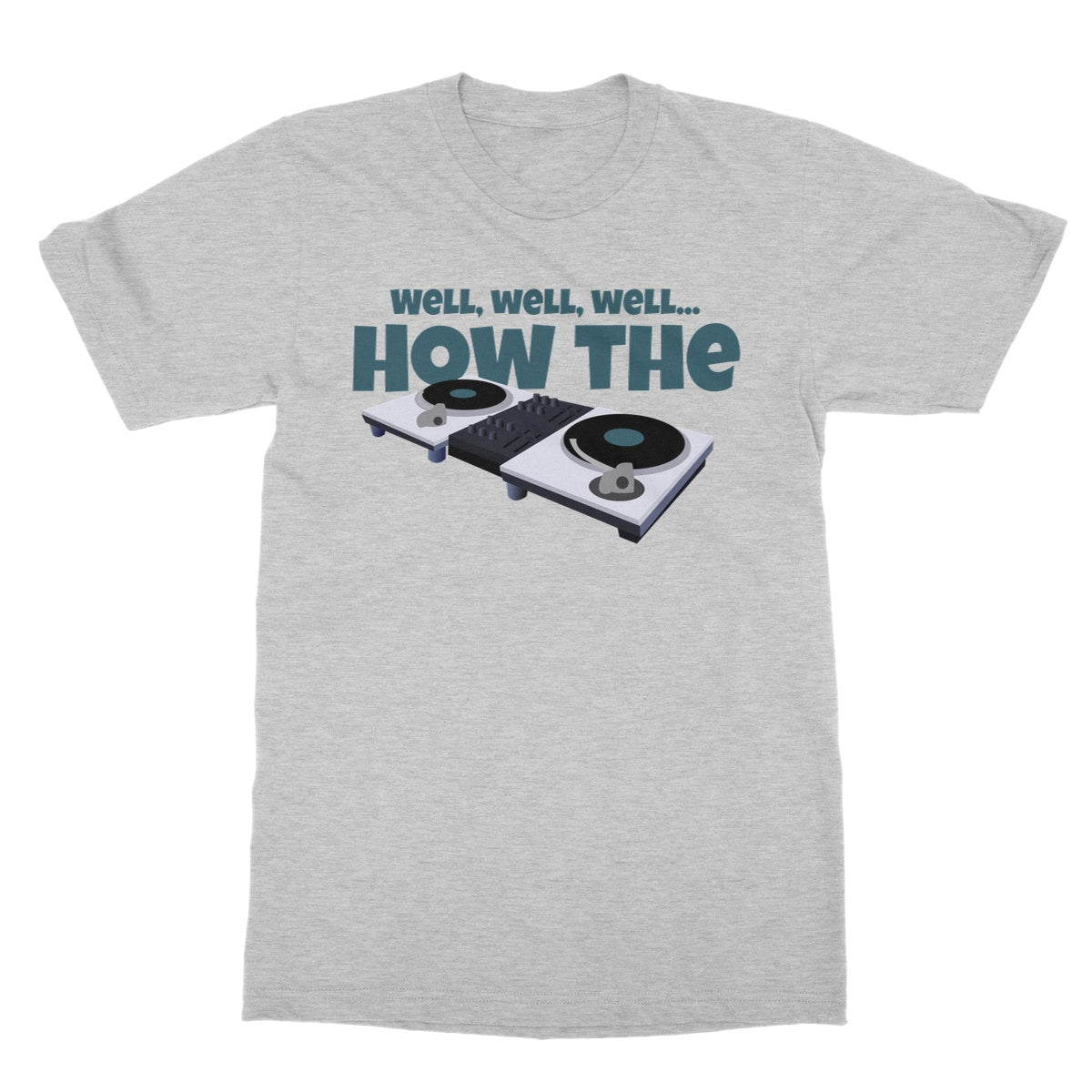how the turntables t shirt grey
